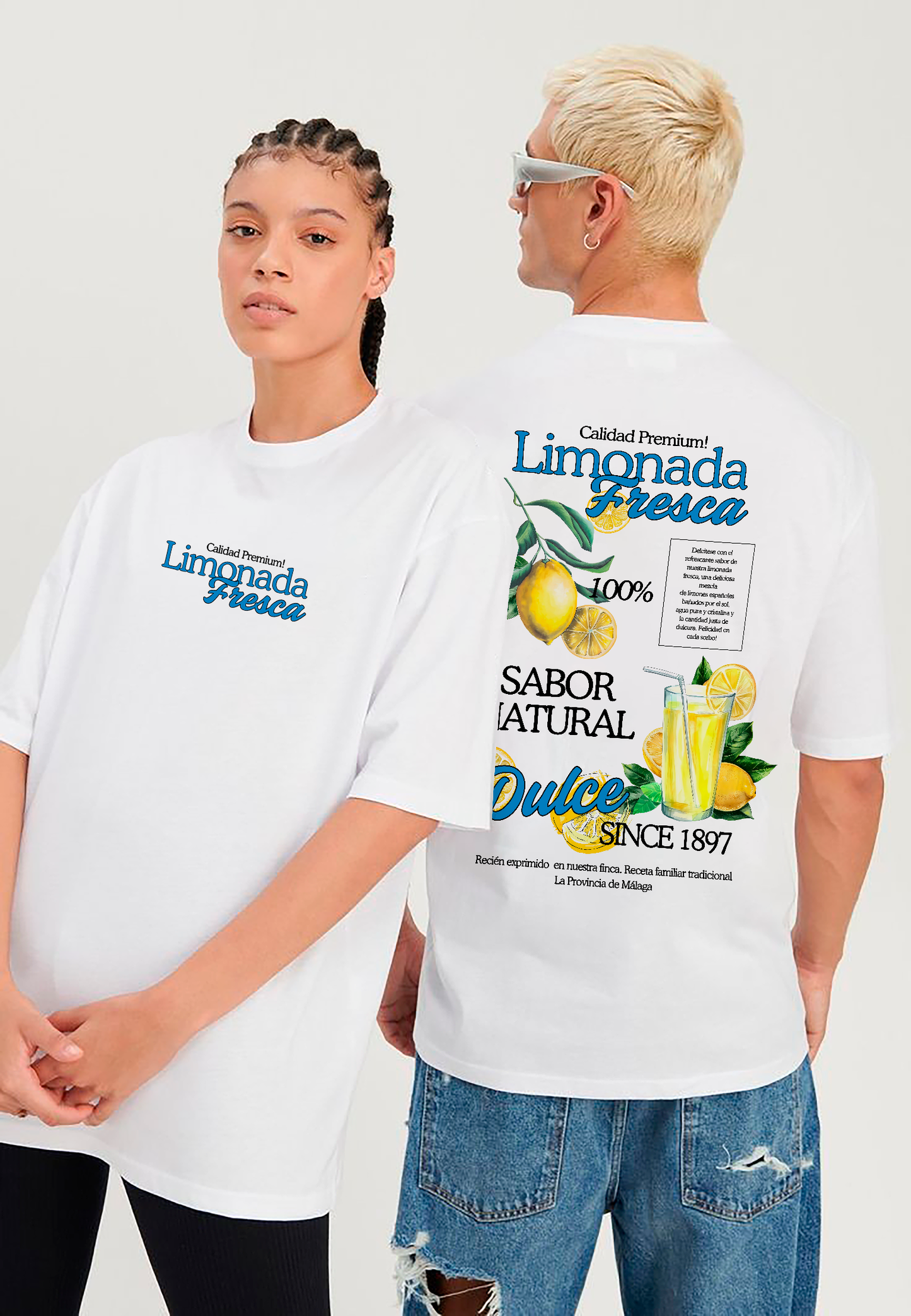 POLO OVERSIZE TROPICAL "LIMONADA FRESCA"