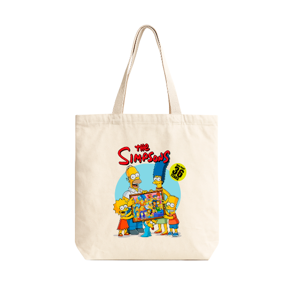 TOTE BAG ALGODÓN TOCUYO REUTILIZABLE "THE SIMPSONS"