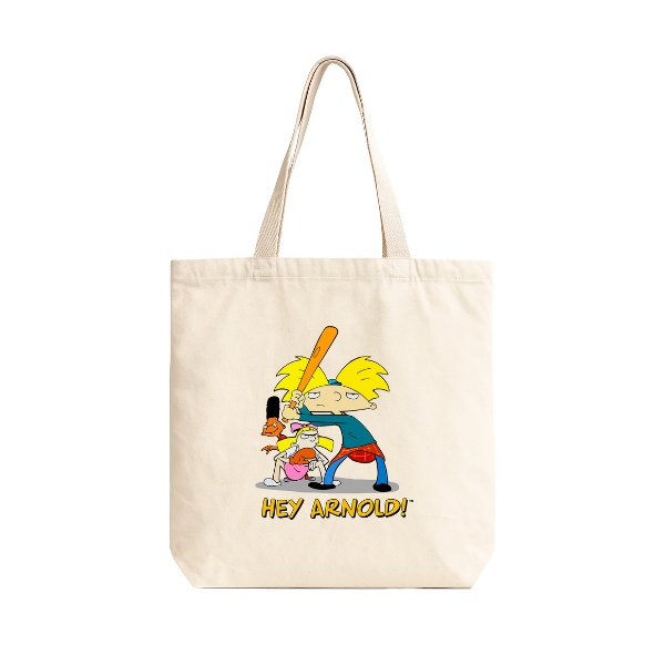 TOTE BAG ALGODÓN TOCUYO REUTILIZABLE " HEY ARNOLD"