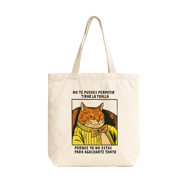 TOTE BAG ALGODÓN TOCUYO REUTILIZABLE "FRASES DIVERTIDAS"