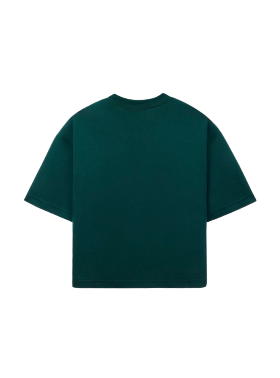 POLO BOXY FIT BASICO "VERDE BOTELLA"