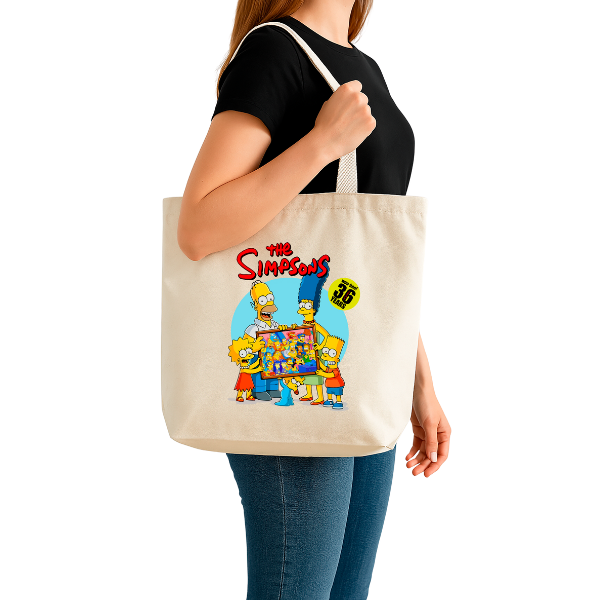 TOTE BAG ALGODÓN TOCUYO REUTILIZABLE "THE SIMPSONS"
