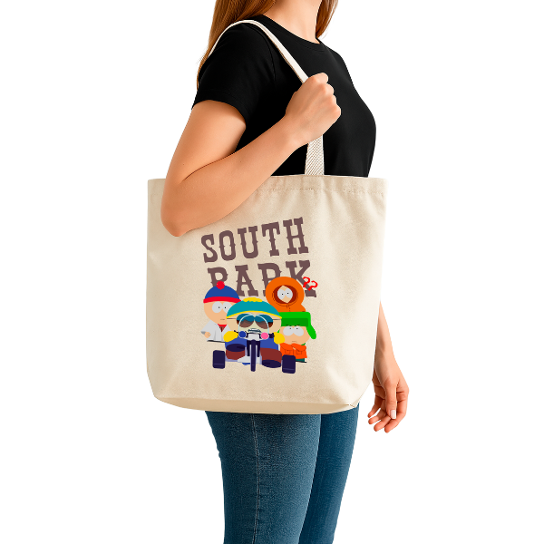 TOTE BAG ALGODÓN TOCUYO REUTILIZABLE "SOUTH PARK"
