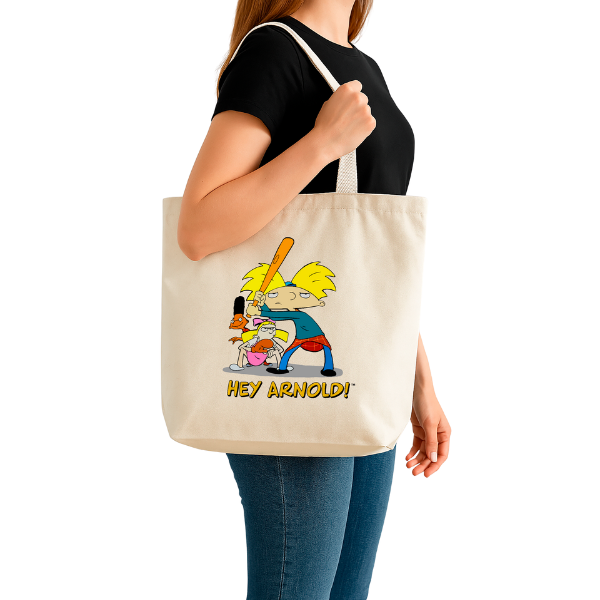 TOTE BAG ALGODÓN TOCUYO REUTILIZABLE " HEY ARNOLD"