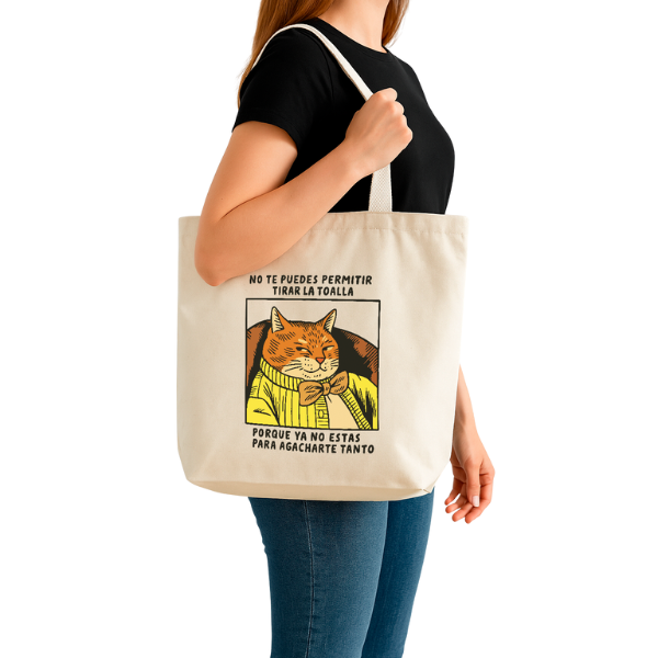 TOTE BAG ALGODÓN TOCUYO REUTILIZABLE "FRASES DIVERTIDAS"