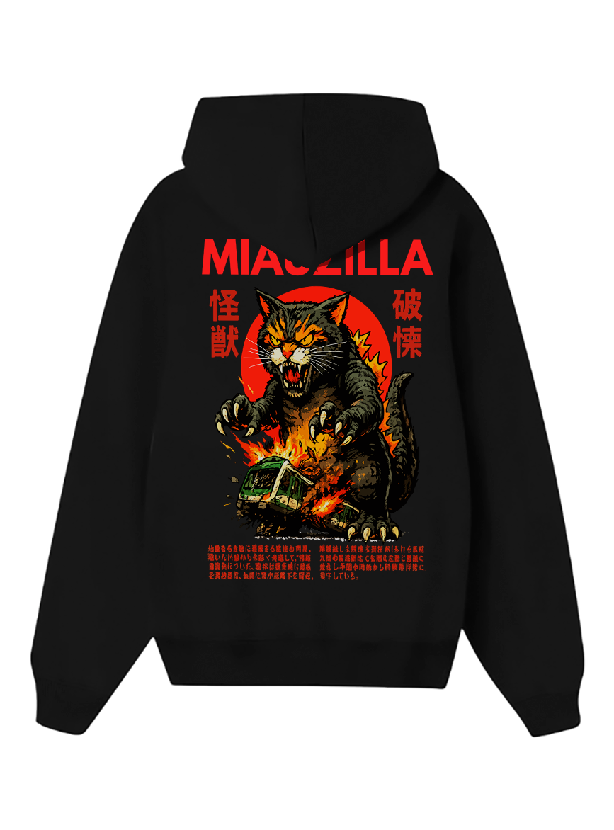 POLERA OVERSIZE "MIAUZILLA"