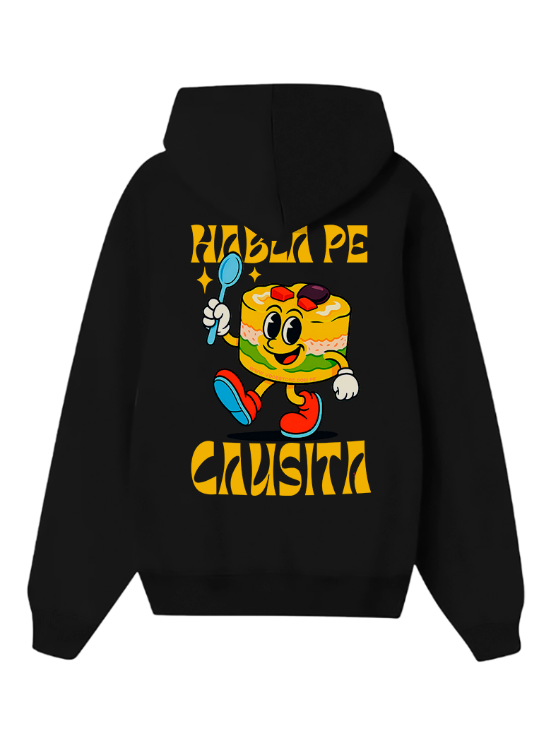 POLERA OVERSIZE "HABLA PE CAUSITA"