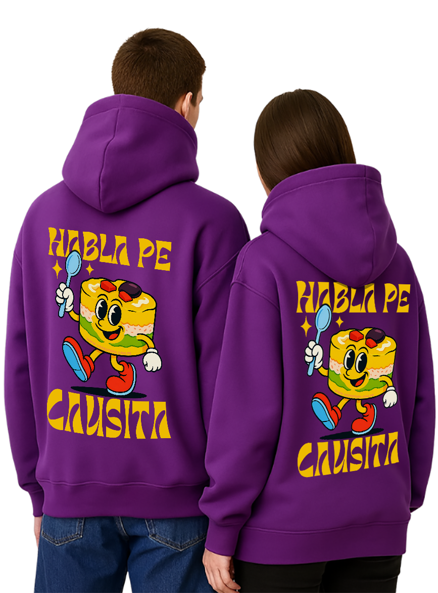POLERA OVERSIZE "HABLA PE CAUSITA"