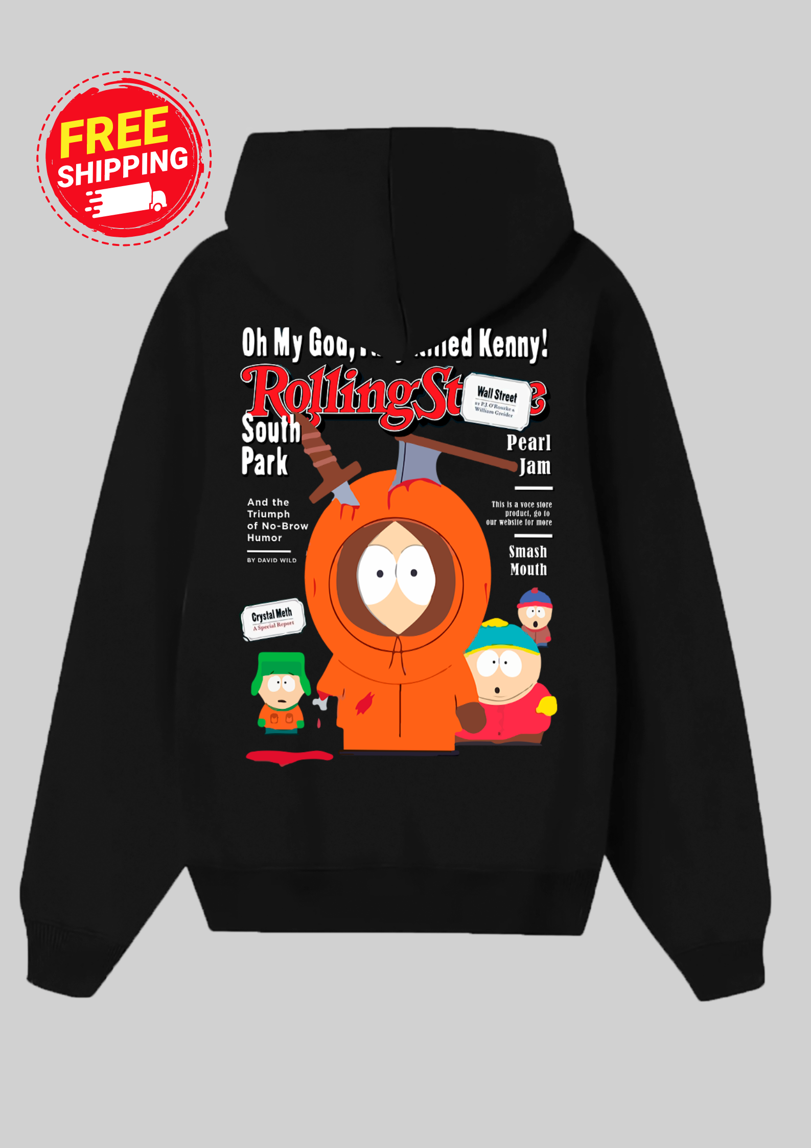 POLERA OVERSIZE ROLLINGSTONE SOUTH PARK