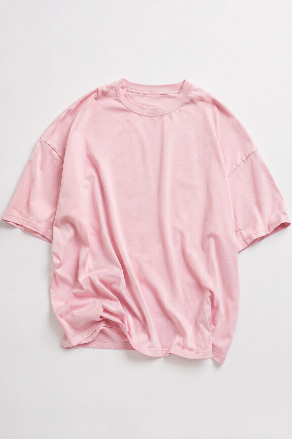 POLO OVERSIZE BASICO "BABY PINK"