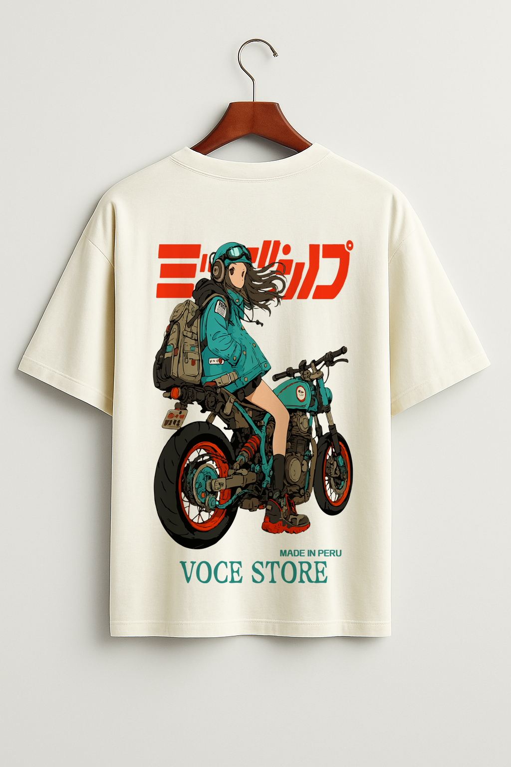 POLO OVERSIZE "MOTO GIRL"