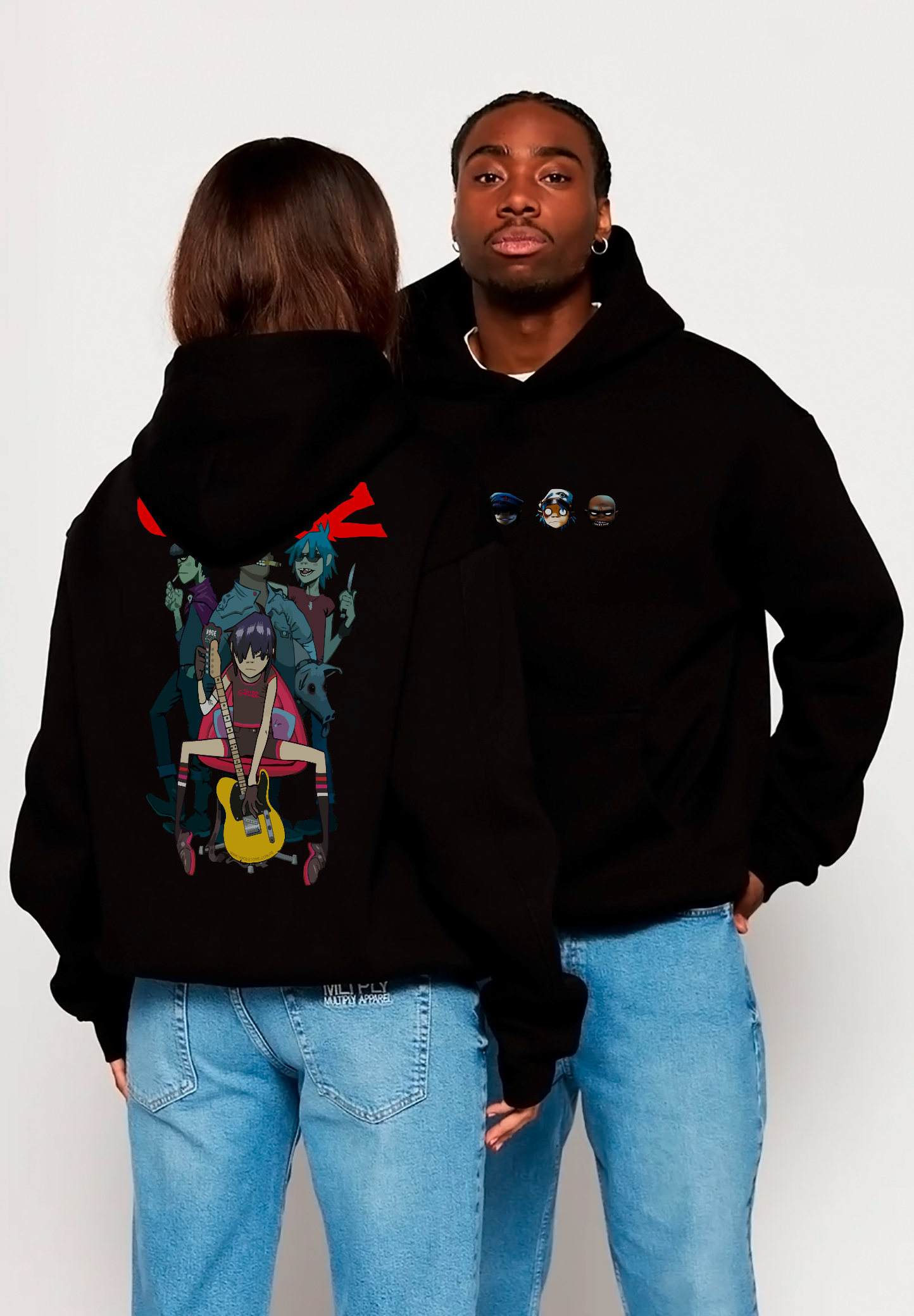 POLERA OVERSIZE "GORILLAZ - PHASE TWO"