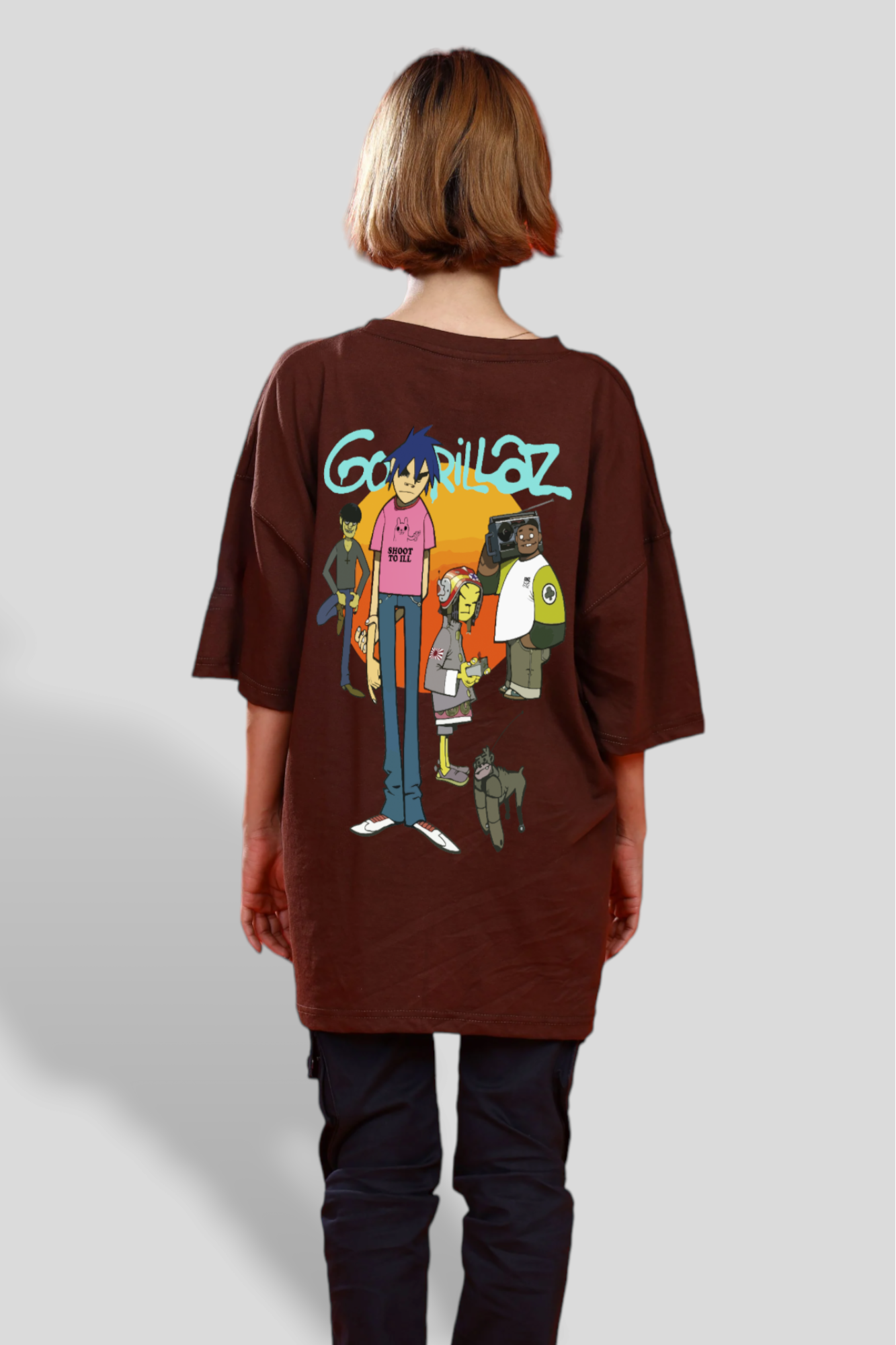 POLO OVERSIZE "GORILLAZ SHOOT TO ILL"