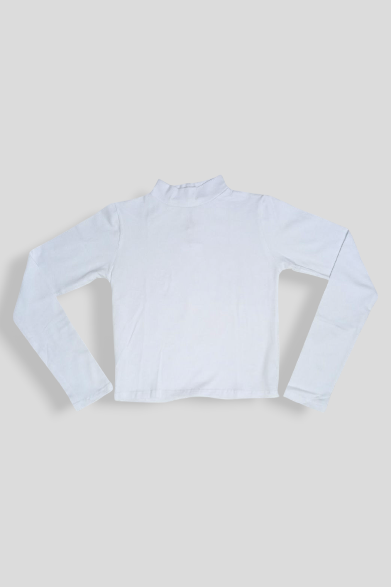 CROP TOPS MANGA LARGA BLANCA