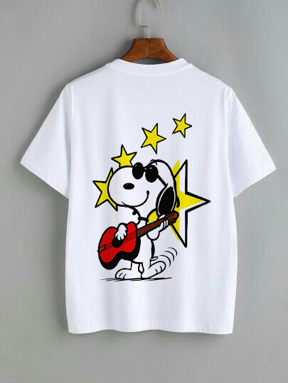 POLO OVERSIZE "SNOOPY ROCKSTAR"