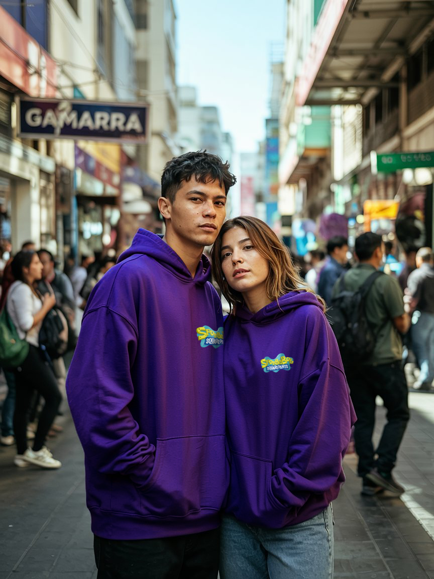 HODDIE OVERSIZE "BOB ESPONJA"