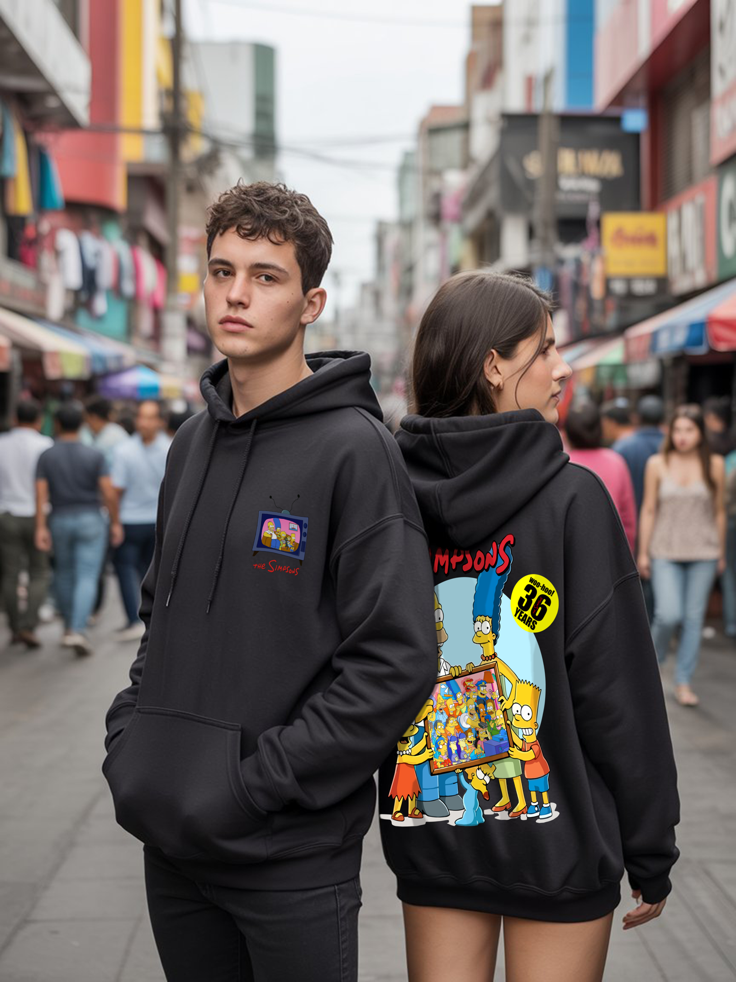 POLERA OVERSIZE "THE SIMPSONS"
