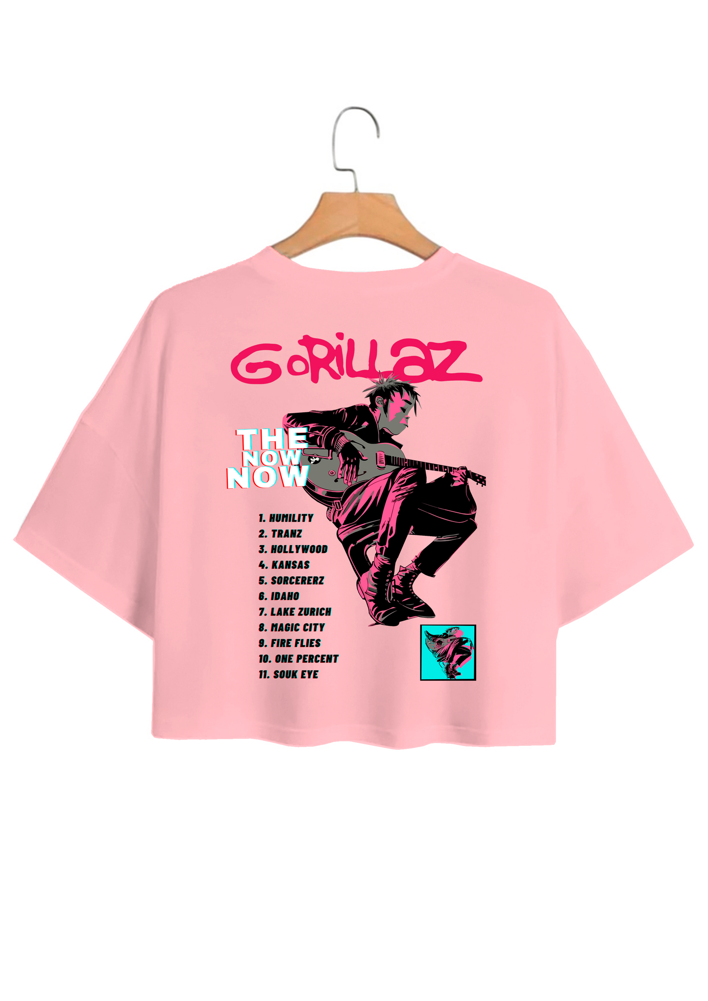 POLO CROP TOP "GORILLAZ"