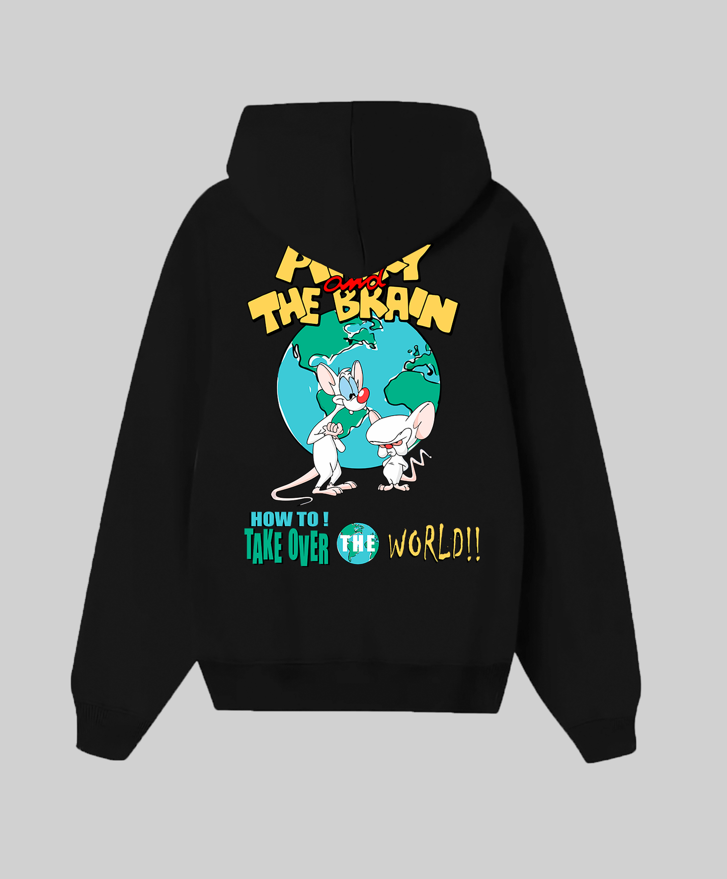 POLERA OVERSIZE "PINKY Y CEREBRO"