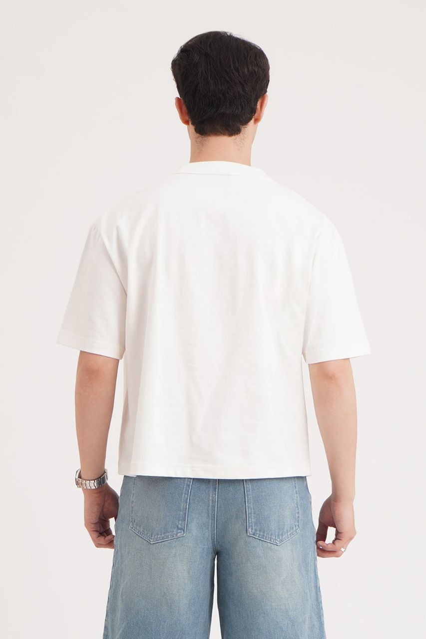 POLO BOXY FIT "PERLA"