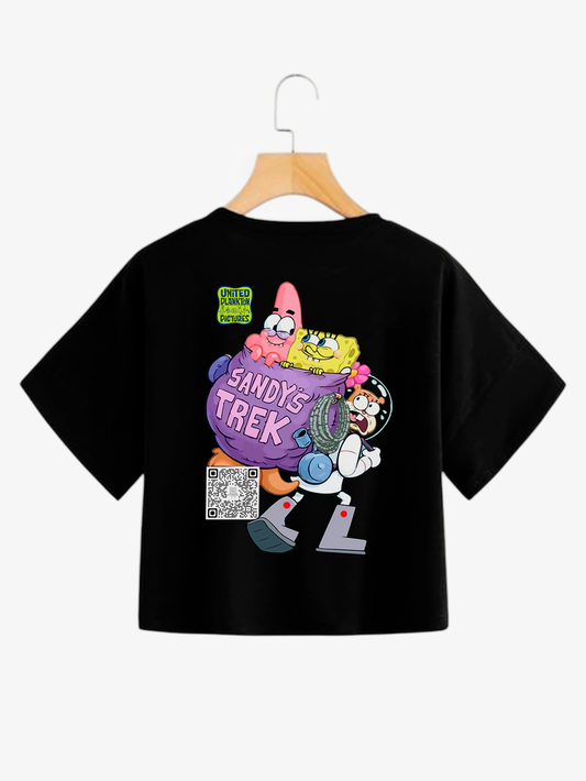 POLO CROP TOP "BOB ESPONJA"