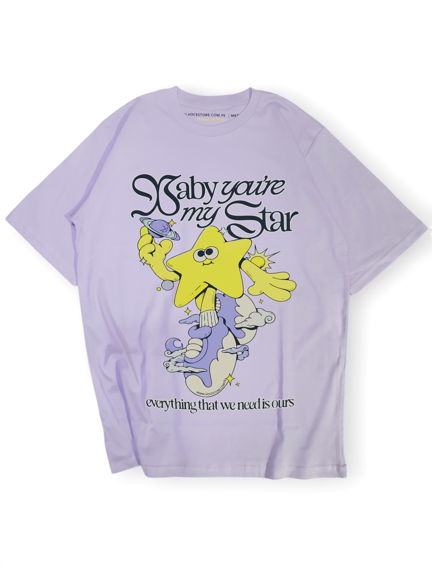 POLO OVERSIZE "BABY YOU´RE MY STAR"