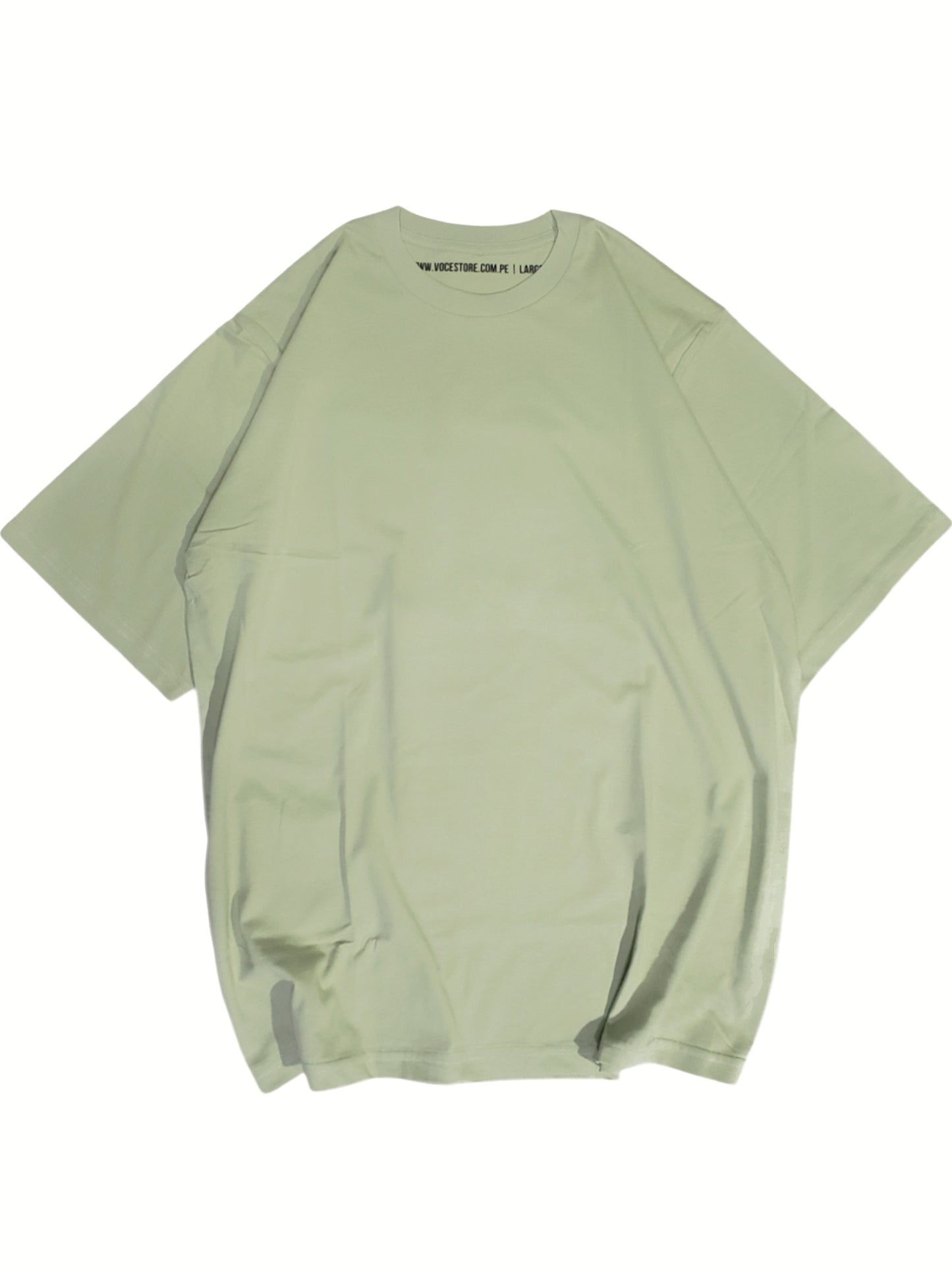 POLO OVERSIZE BASICO "VERDE OLIVA CLARO"