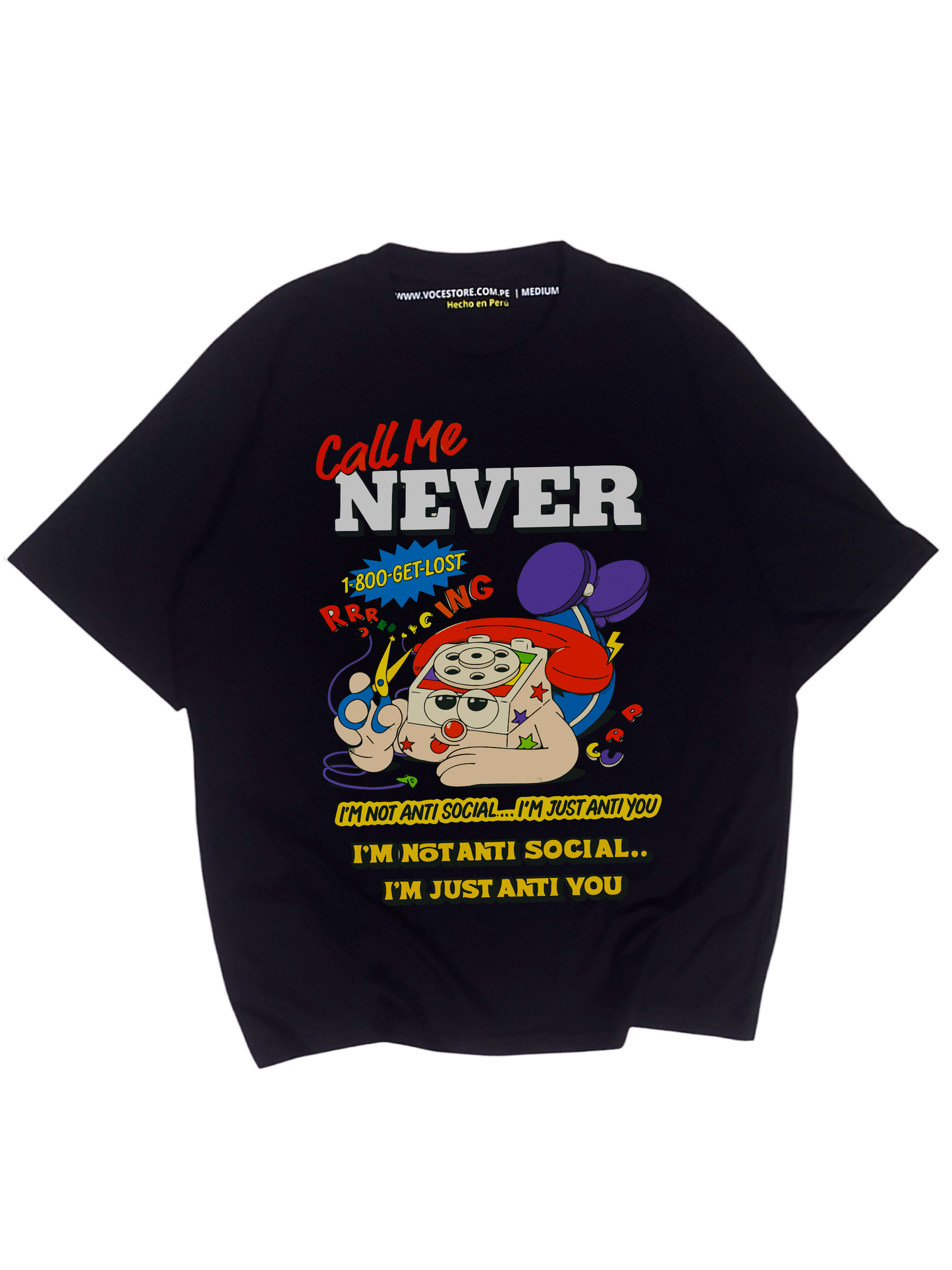POLO OVERSIZE "CALL ME NEVER"
