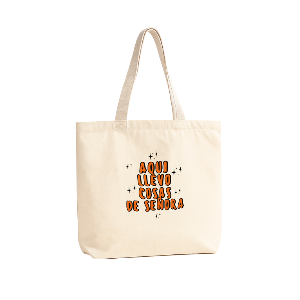 TOTE BAG ALGODÓN TOCUYO REUTILIZABLE "COSAS DE SEÑORA"
