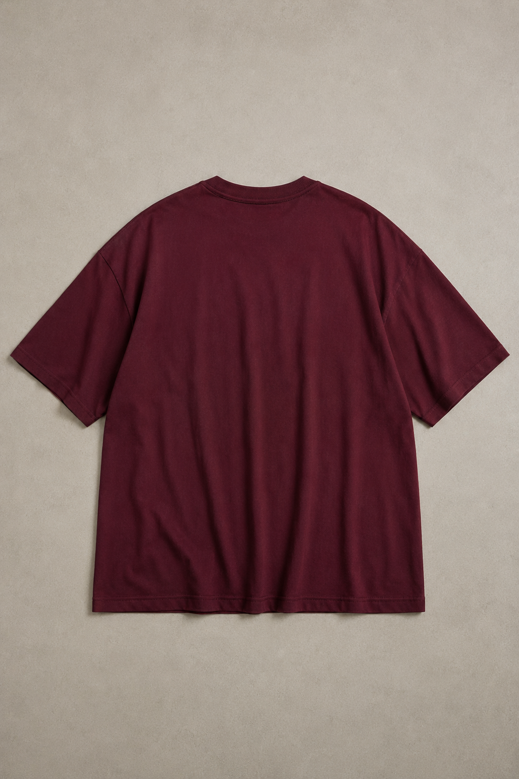 POLO OVERSIZE BASICO "VINO"