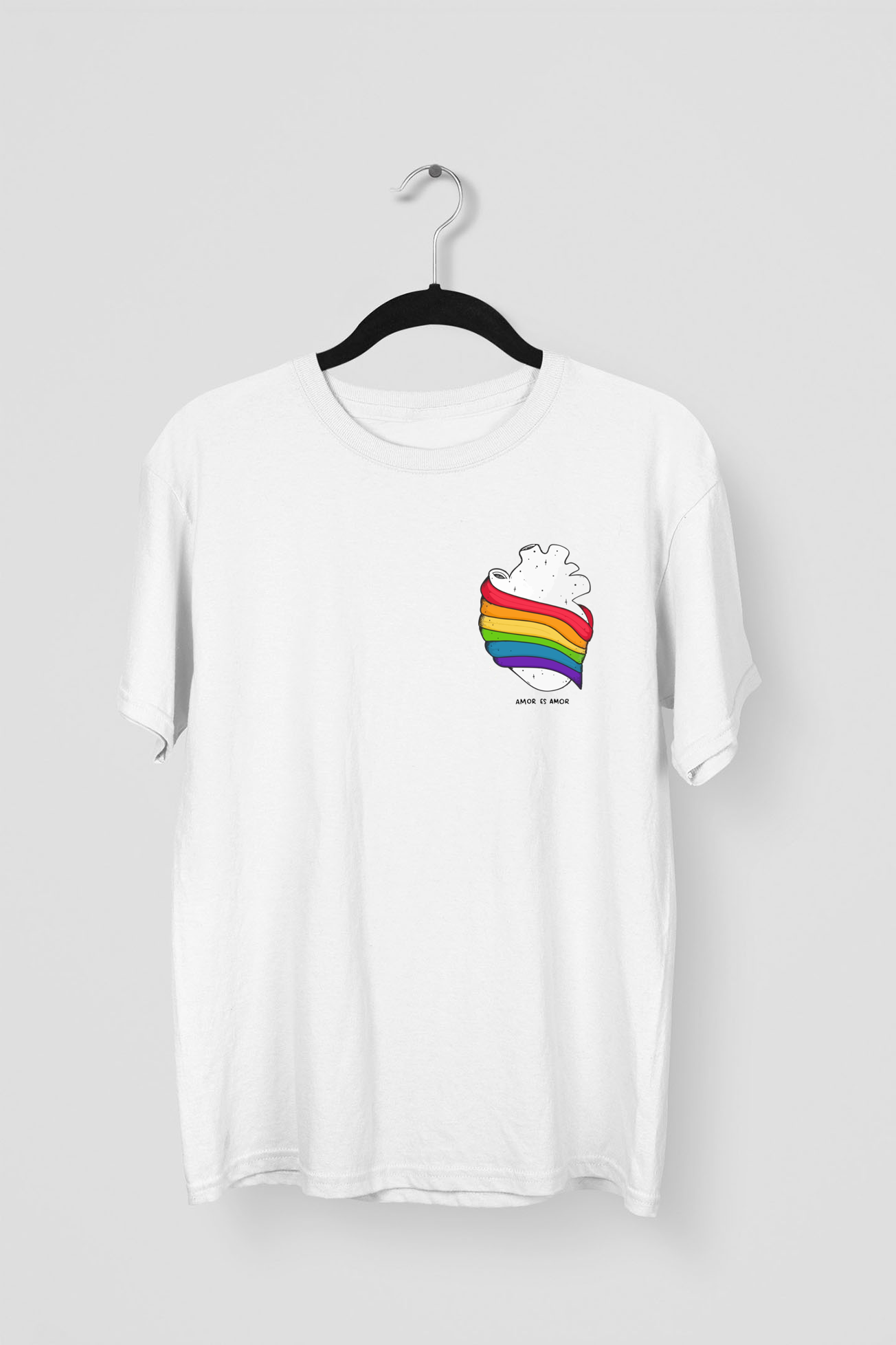 POLO OVERSIZE "AMOR ES AMOR"