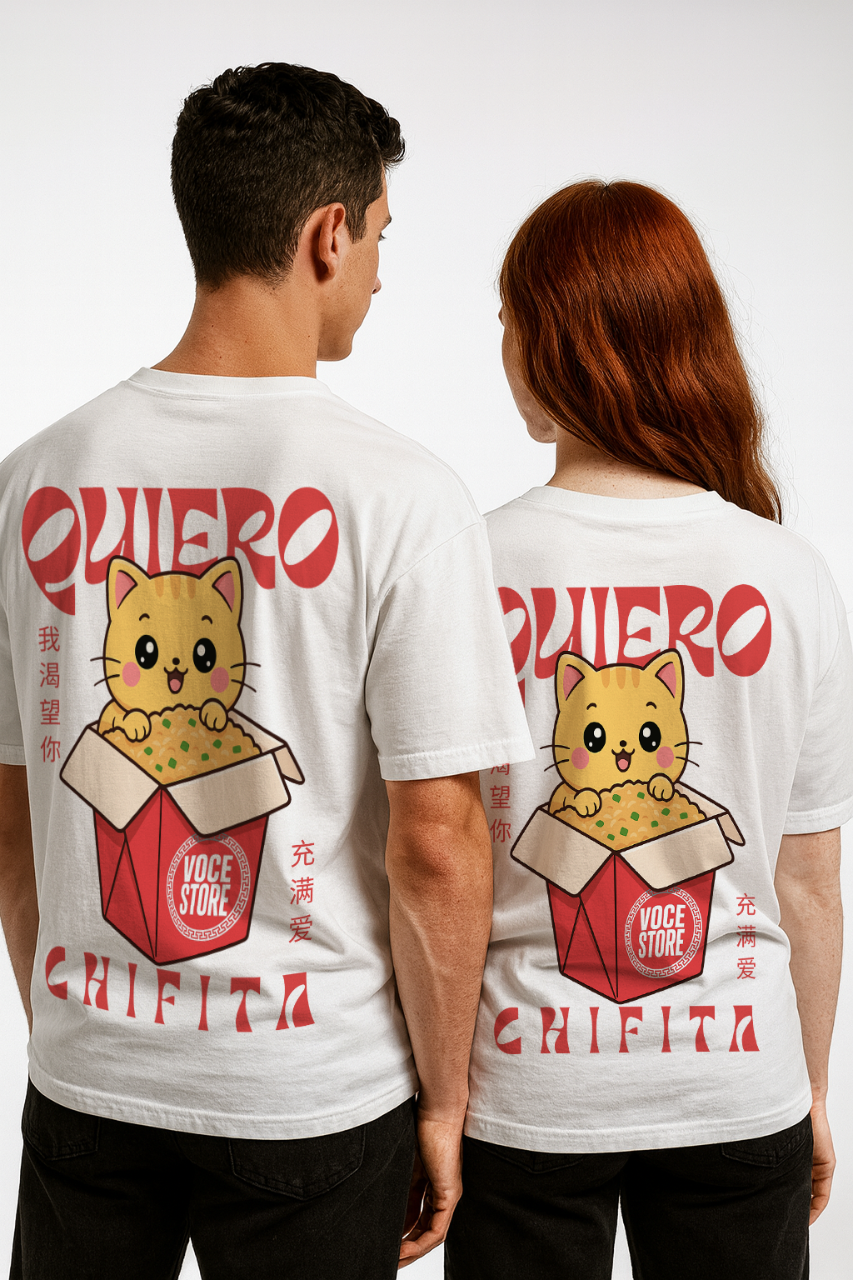 POLO OVERSIZE "QUIERO CHIFITA"