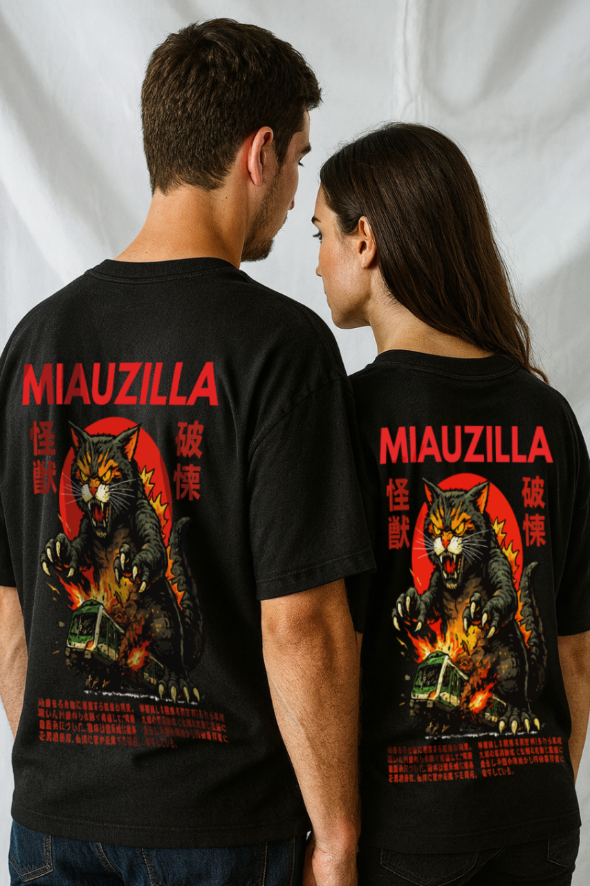 POLO OVERSIZE "MIAUZILLA"