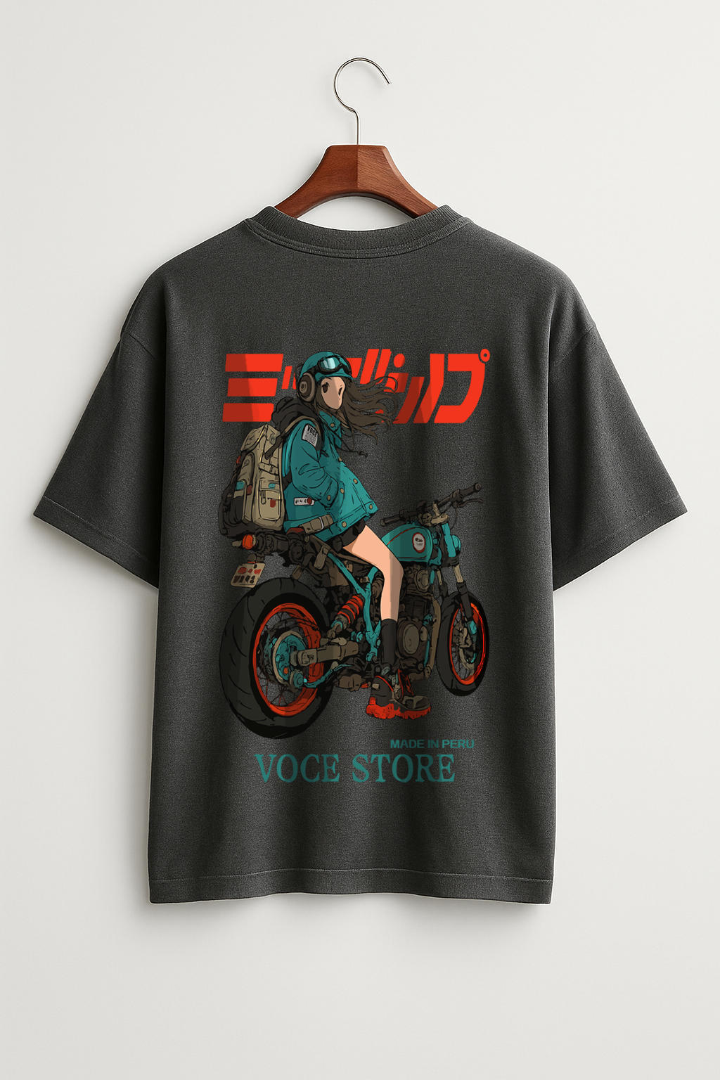 POLO OVERSIZE "MOTO GIRL"