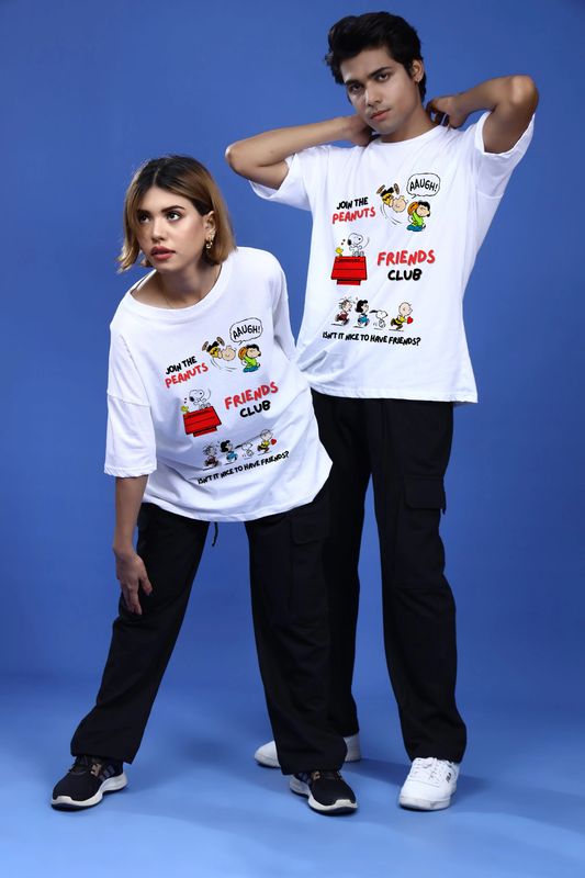 POLO OVERSIZE "SNOOPY Y SUS AMIGOS"