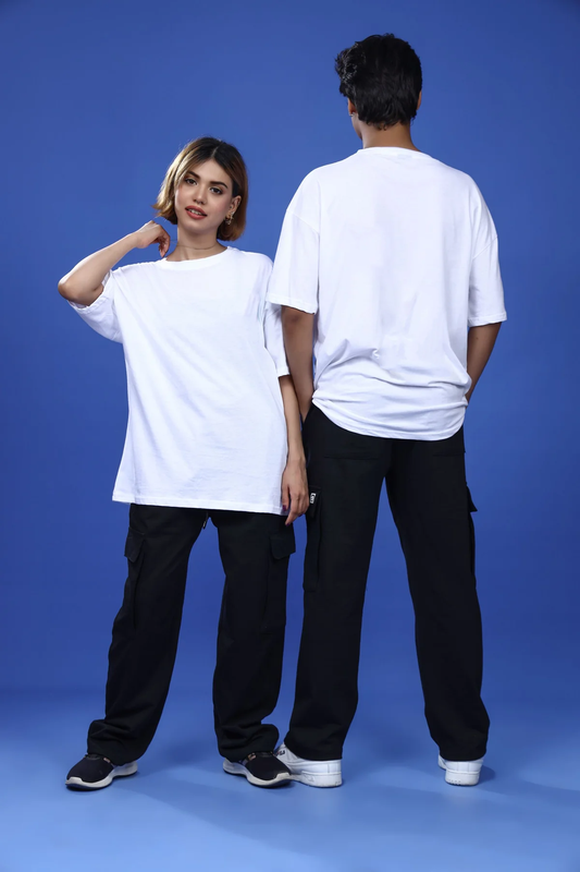 POLO OVERSIZE BASICO "BLANCO"