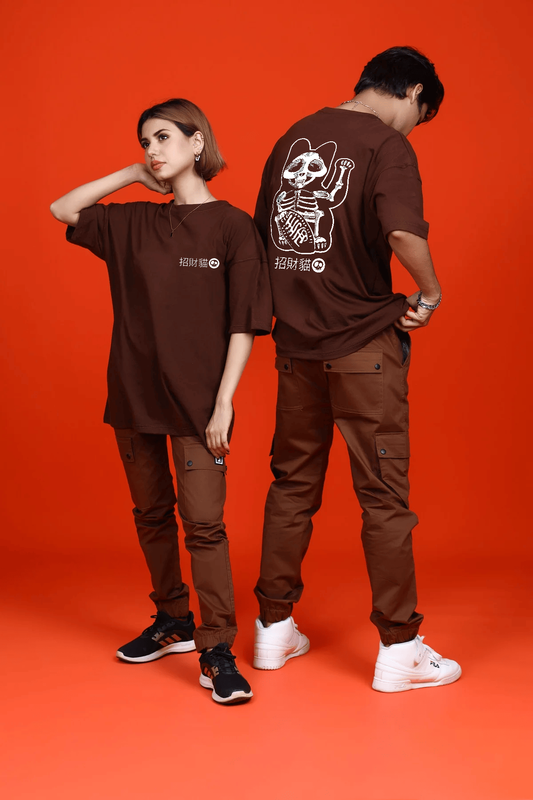 POLO OVERSIZE "GATITO NEKO"