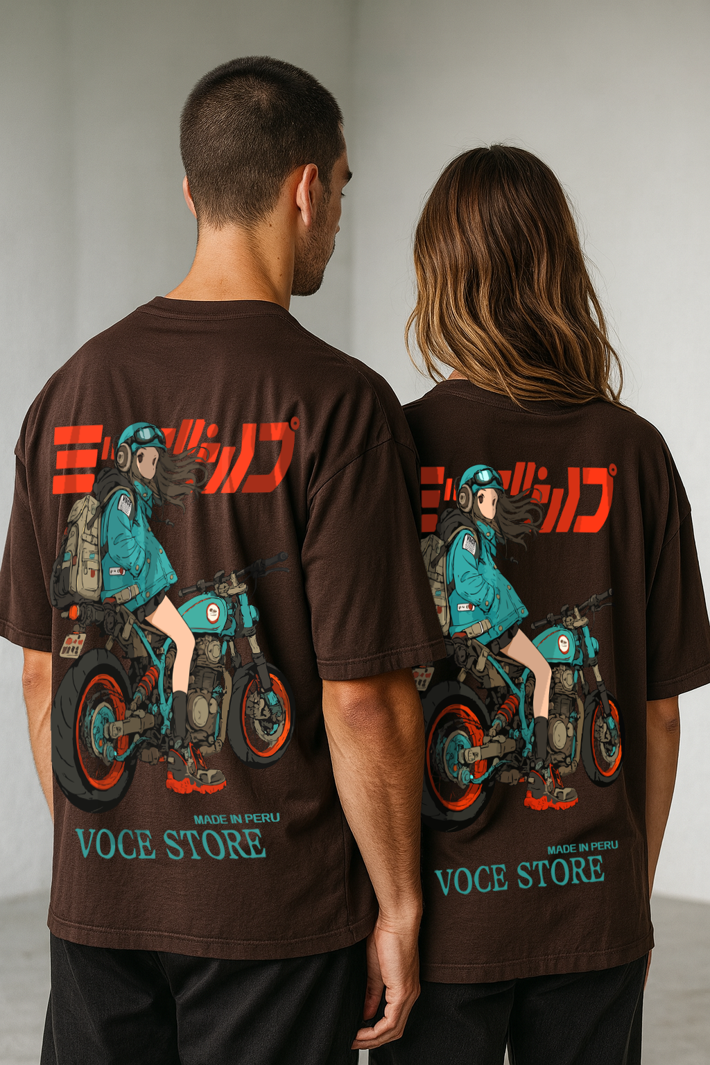 POLO OVERSIZE "MOTO GIRL"
