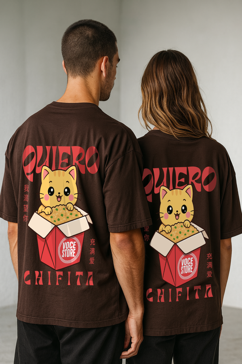 POLO OVERSIZE "QUIERO CHIFITA"