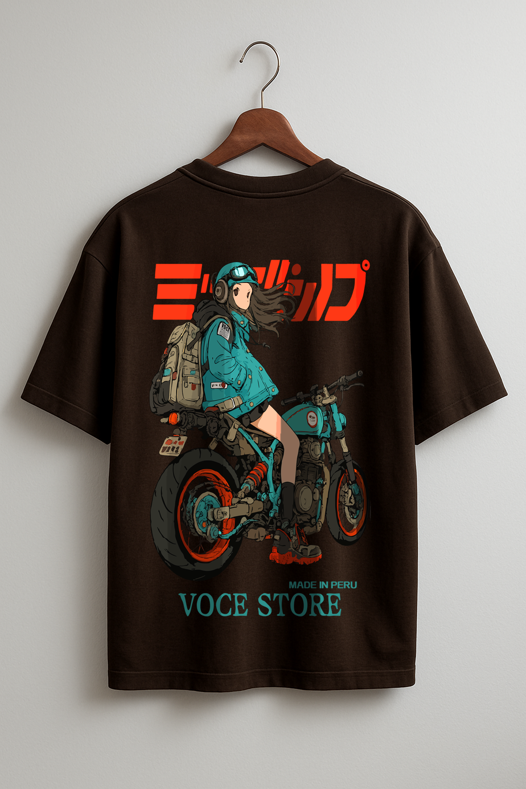 POLO OVERSIZE "MOTO GIRL"