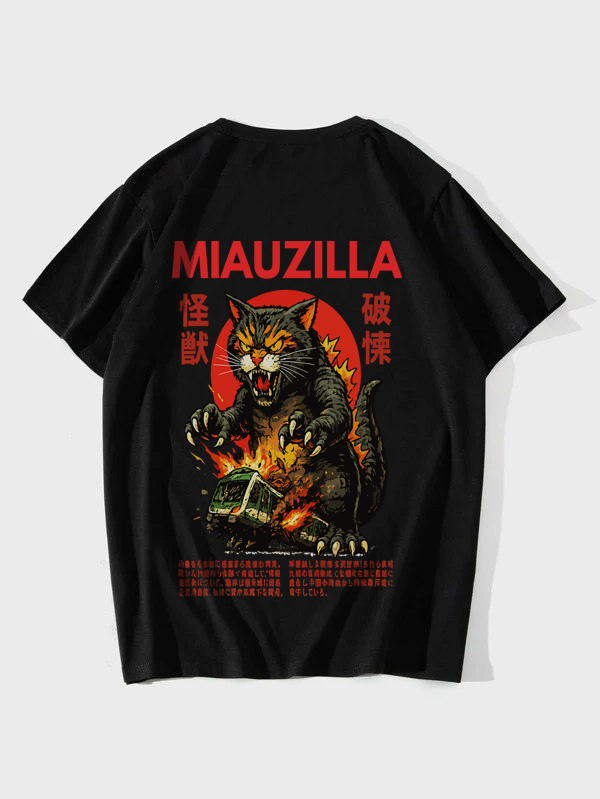 POLO OVERSIZE "MIAUZILLA"