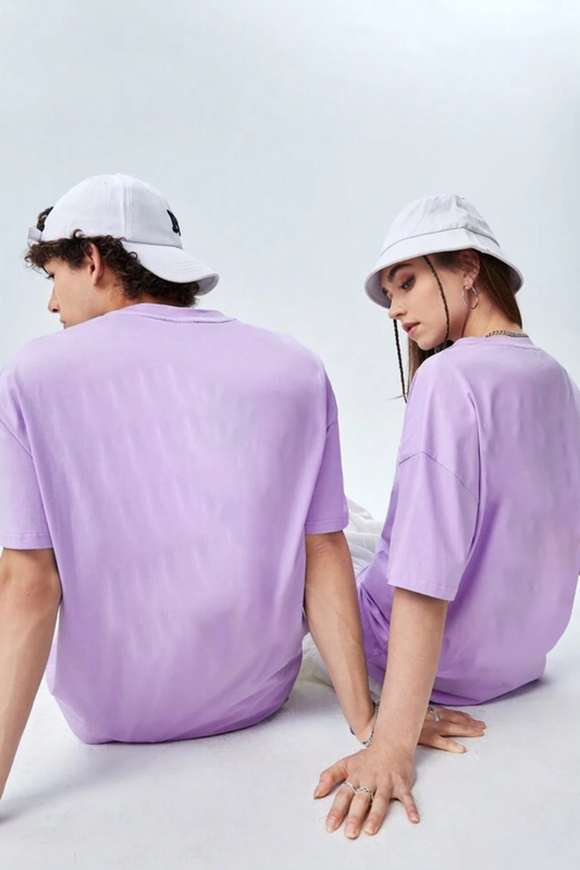 POLO OVERSIZE BASICO "LILA"