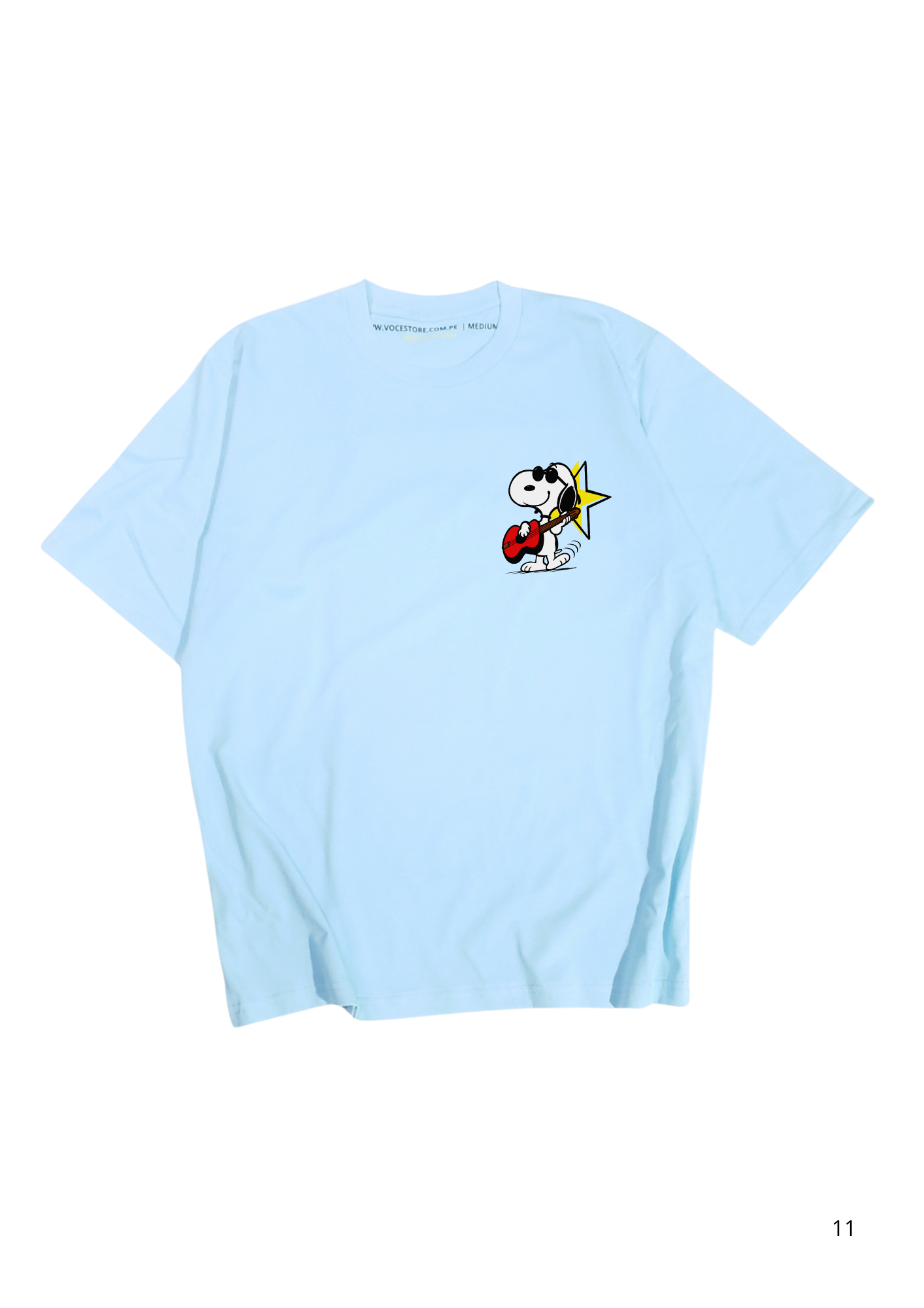 POLO OVERSIZE "SNOOPY ROCKSTAR"