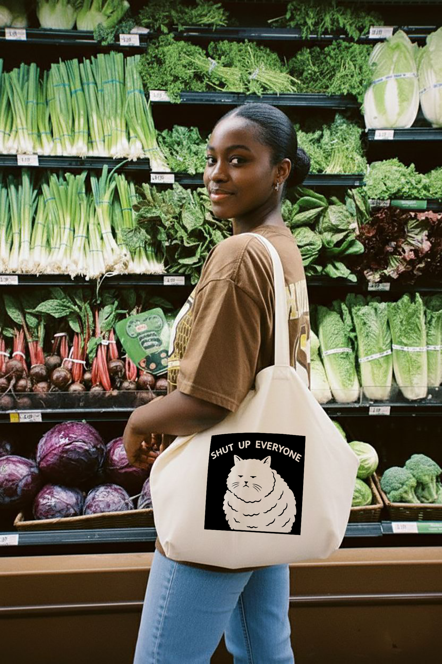 TOTE BAG ALGODÓN TOCUYO "SHUT UP"