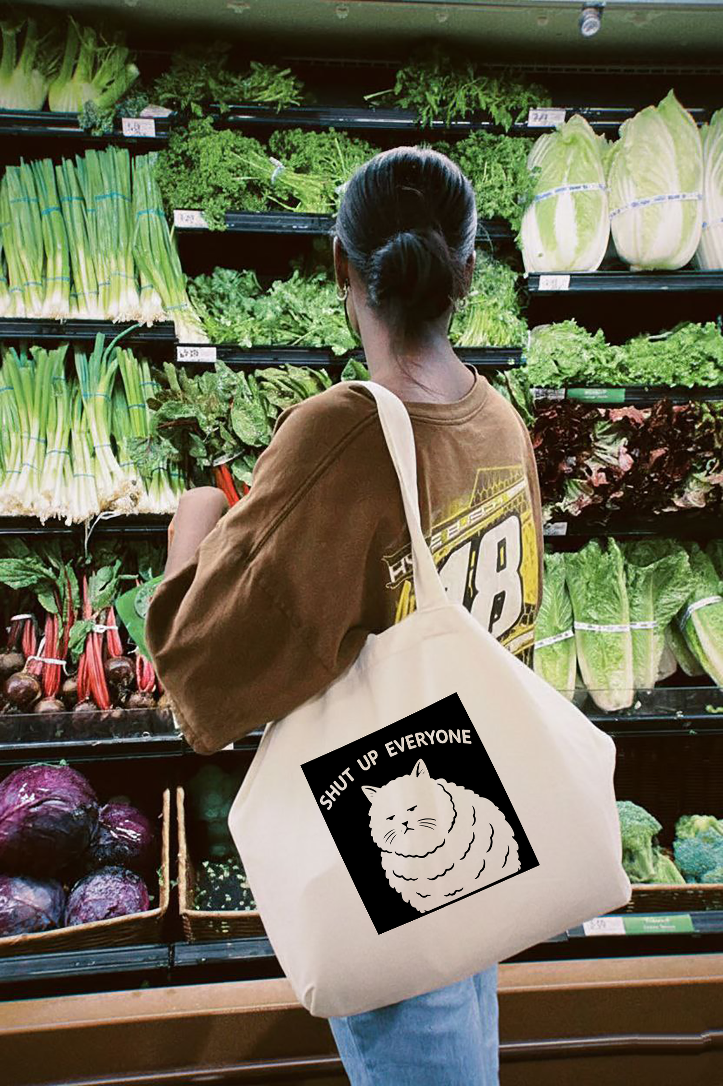 TOTE BAG ALGODÓN TOCUYO "SHUT UP"