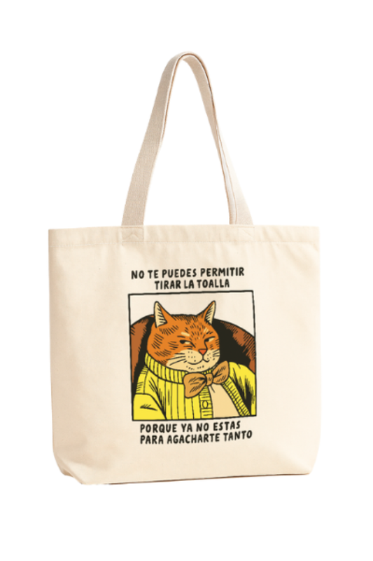 TOTE BAG ALGODÓN TOCUYO REUTILIZABLE "FRASES DIVERTIDAS"