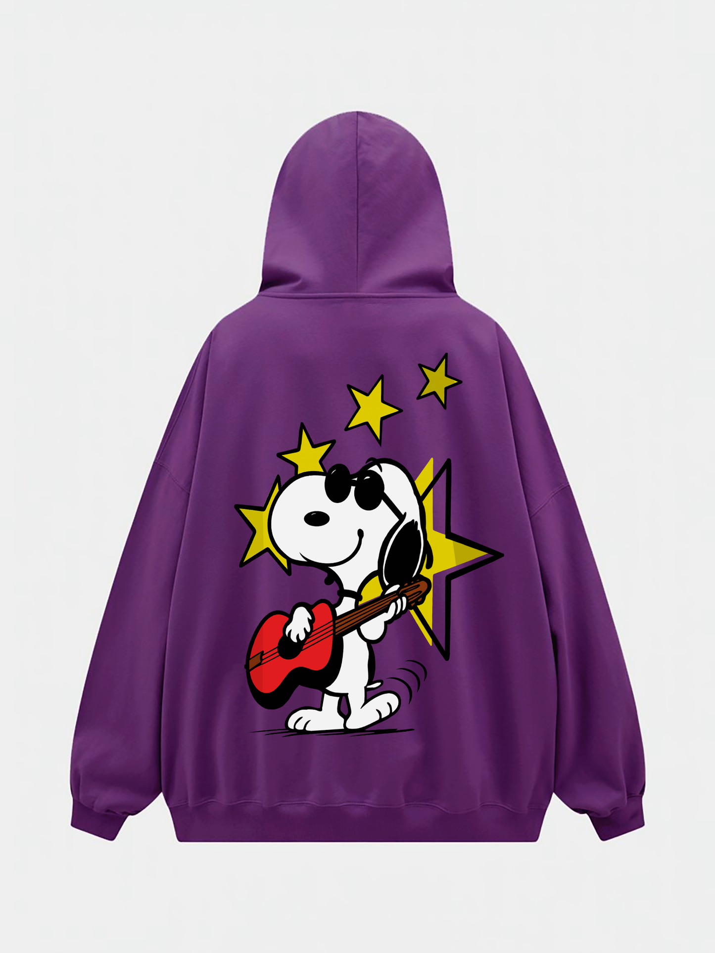 POLERA OVERSIZE "SNOOPY ROCKSTAR"