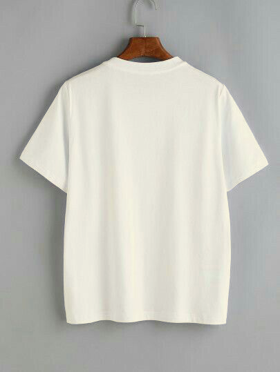 POLO OVERSIZE BASICO "BLANCO PERLA"