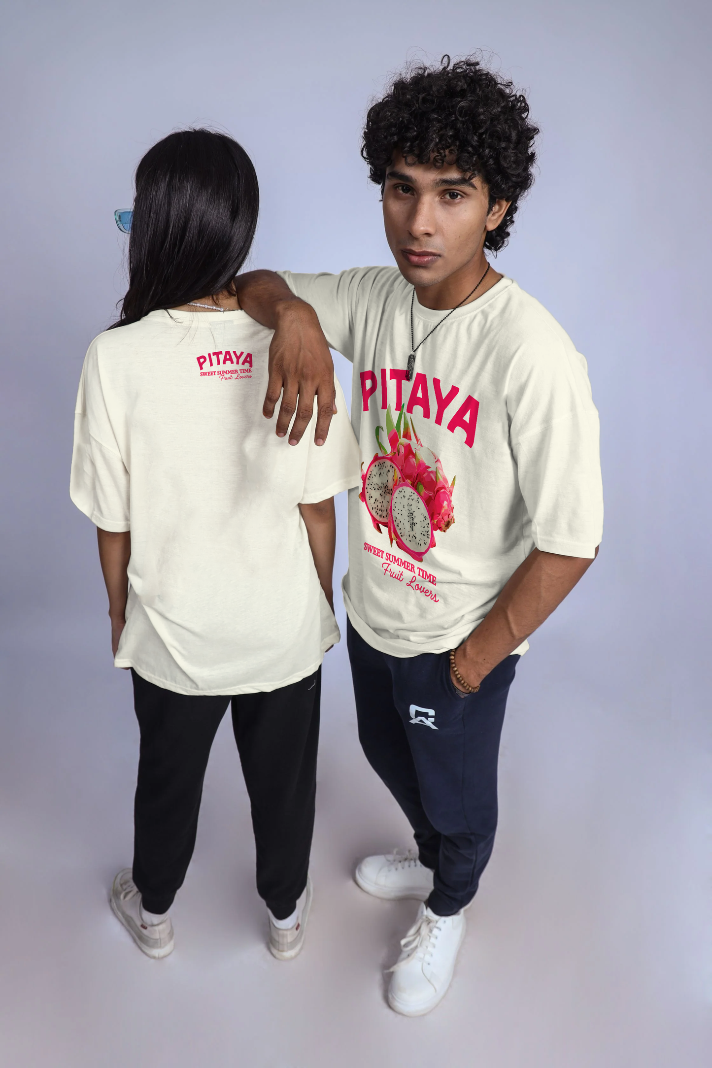 POLO OVERSIZE TROPICAL "PITAYA"