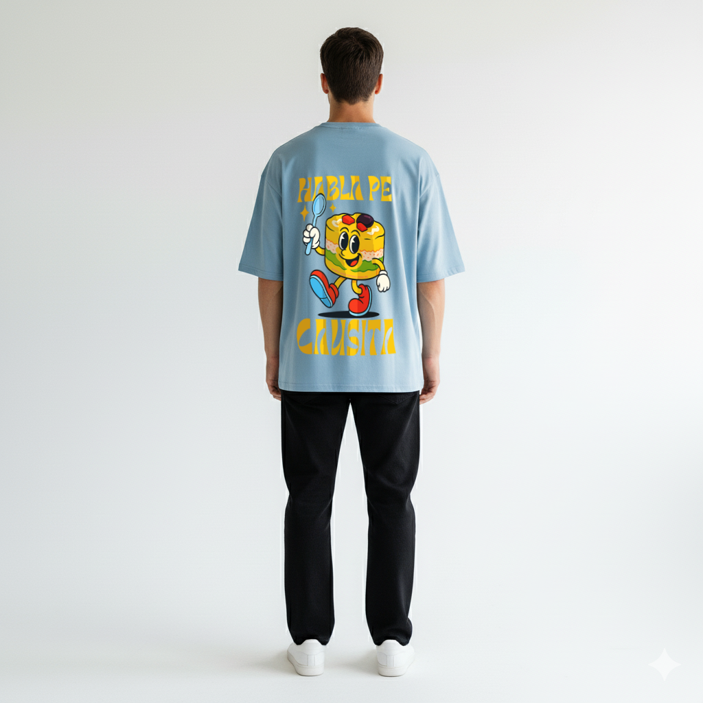 POLO OVERSIZE "HABLA PE CAUSA"